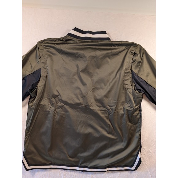 New NIKE Men's Golf Club Dri Fit Full Zip Loose Fit Jacket Black Olive‎ XL - Picture 11 of 16